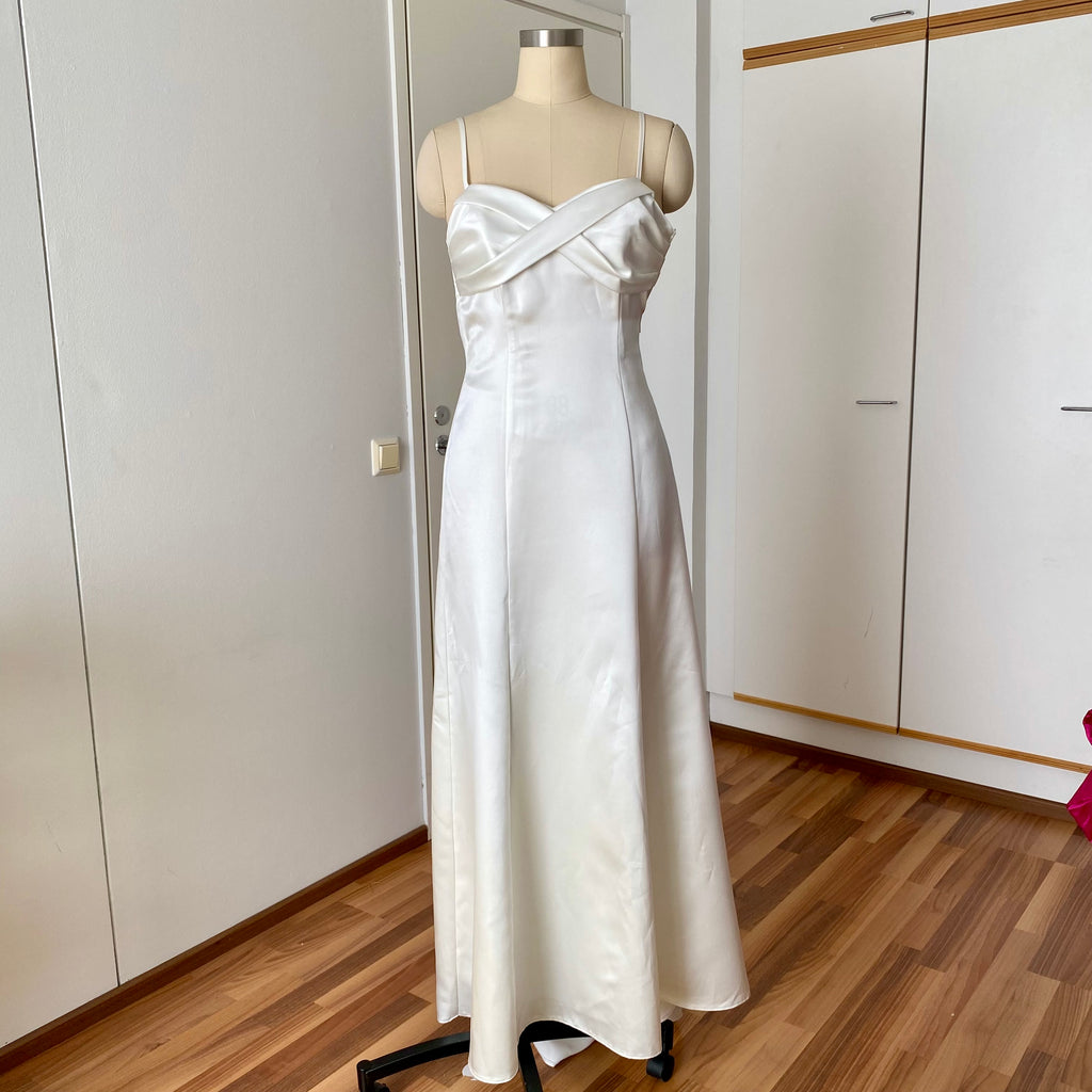 80s PATRICIA Blue Strapless Party Dress-Floral Flocked Mini Prom Dress