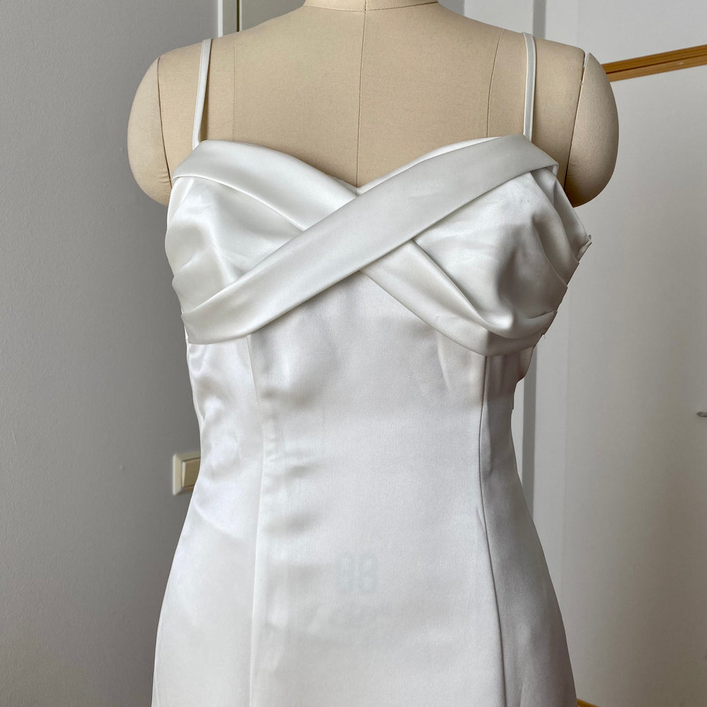 80s PATRICIA Blue Strapless Party Dress-Floral Flocked Mini Prom Dress