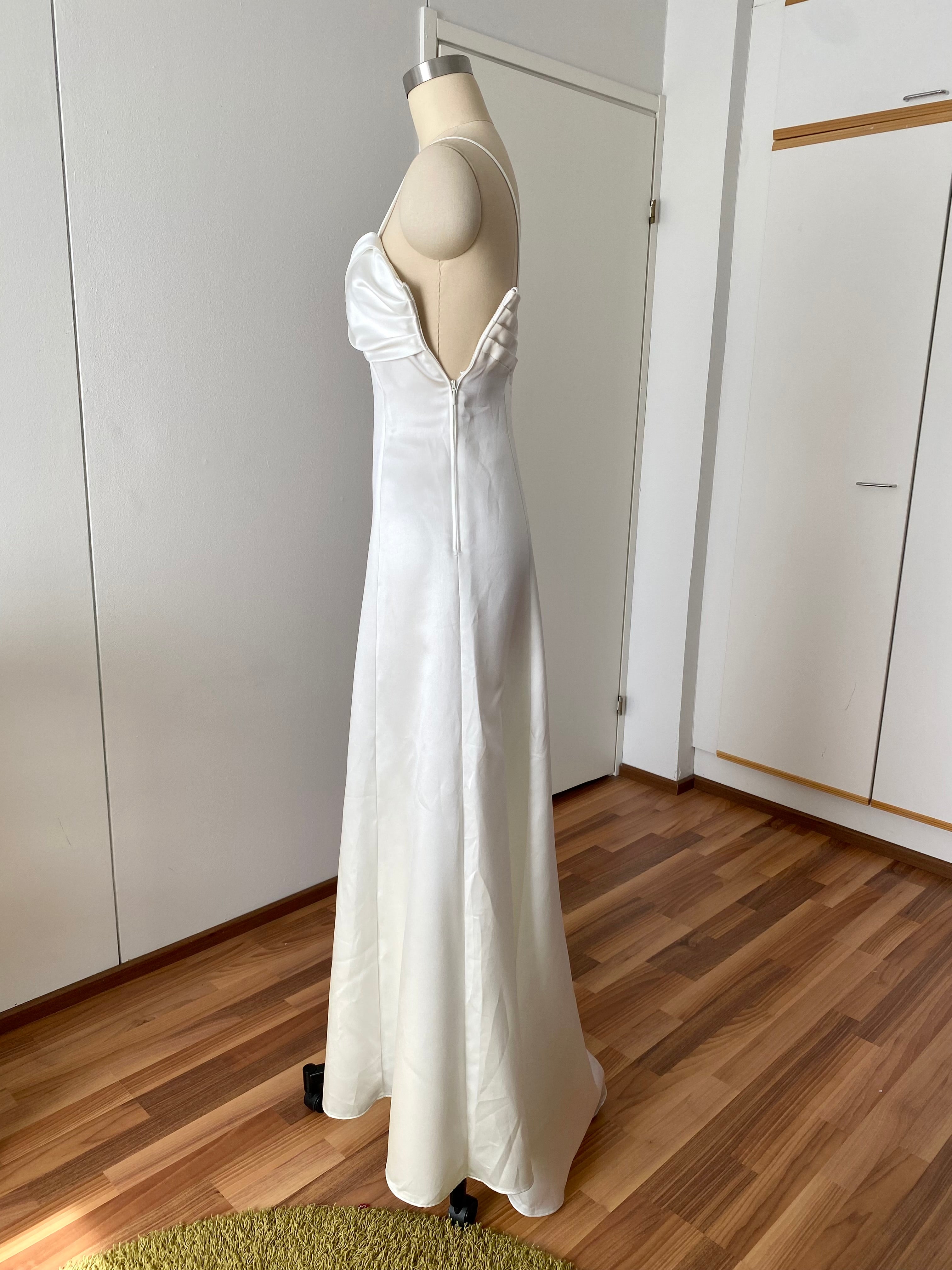 80s PATRICIA Blue Strapless Party Dress-Floral Flocked Mini Prom Dress