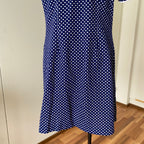 70s DIOLEN LOFT Polka Dot Mod Mini Dress-Retro Secretary Day Dress
