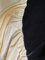 80s JEANNE PASCARELLA  Drop Waist Prom Party Dress-French Vintage Cocktail Dress