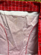 80s Austrian Folk Red Midi Dirndl Dress-Bavarian Oktoberfest Trachten Dress