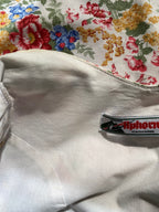 80s ALPHORN Floral Midi Dirndl Dress-Bavarian Puff Sleeves Trachten Dress