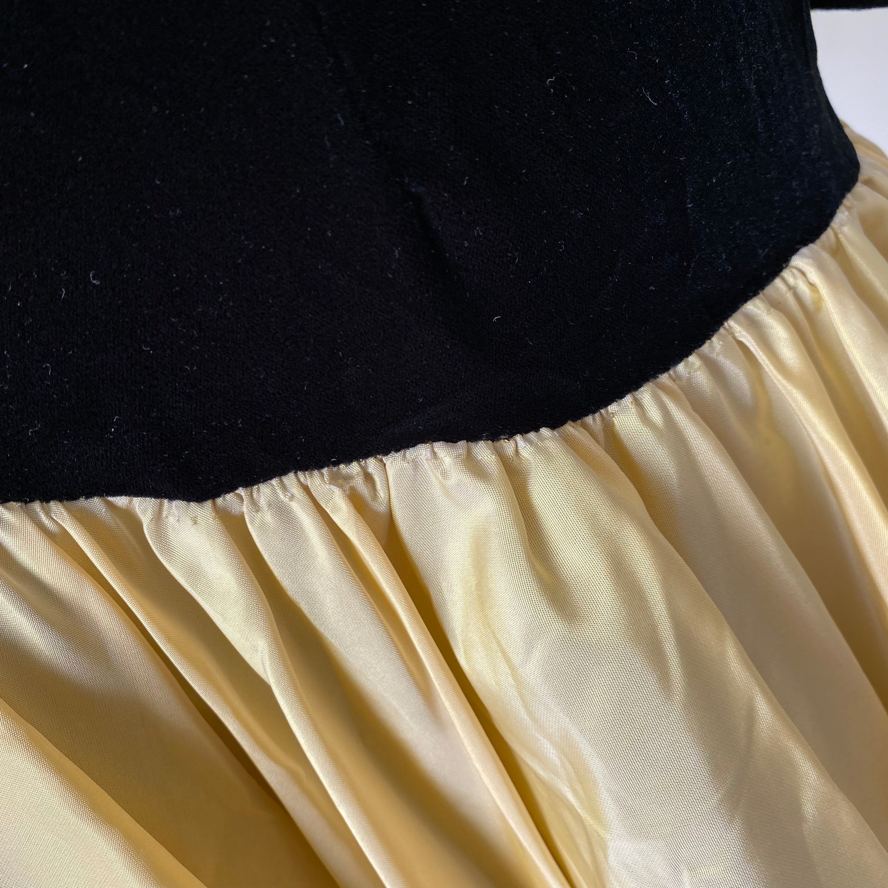 80s JEANNE PASCARELLA  Drop Waist Prom Party Dress-French Vintage Cocktail Dress