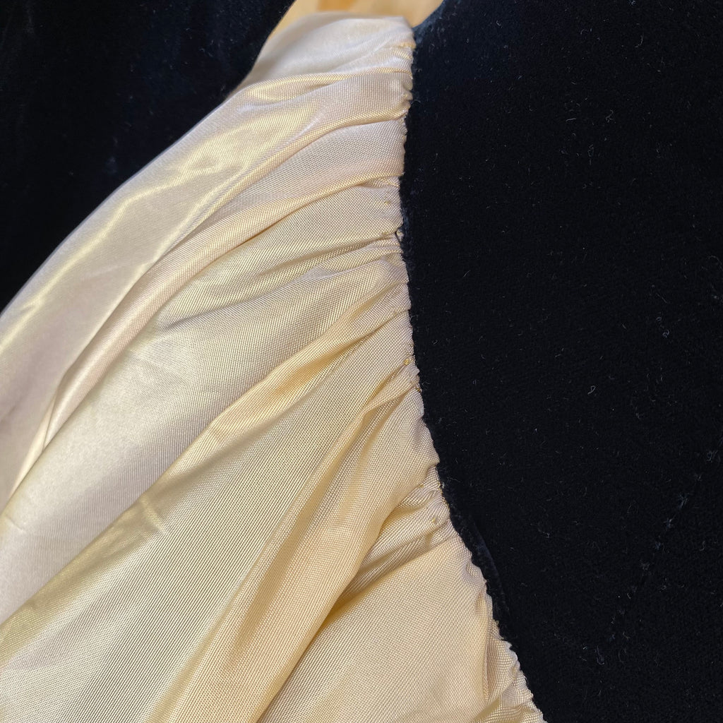 80s JEANNE PASCARELLA  Drop Waist Prom Party Dress-French Vintage Cocktail Dress