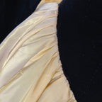 80s JEANNE PASCARELLA  Drop Waist Prom Party Dress-French Vintage Cocktail Dress