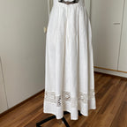 90s Vintage White Austrian Dirndl Dress-Bavarian Folk Trachten Dress