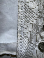 90s Vintage White Austrian Dirndl Dress-Bavarian Folk Trachten Dress