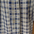 70s Gingham Check Midi Party Dress-Vintage Cocktail Prom Evening Dress