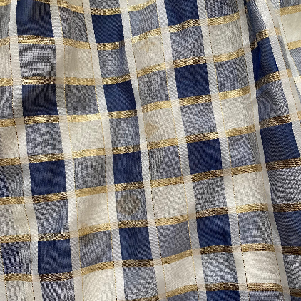 70s Gingham Check Midi Party Dress-Vintage Cocktail Prom Evening Dress