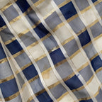 70s Gingham Check Midi Party Dress-Vintage Cocktail Prom Evening Dress