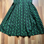 Wenger German Dirndl Dress w/ Apron-Bavarian Folk Print Oktoberfest Trachten EU 40
