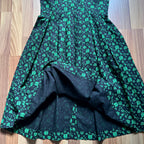 Wenger German Dirndl Dress w/ Apron-Bavarian Folk Print Oktoberfest Trachten EU 40