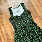 Wenger German Dirndl Dress w/ Apron-Bavarian Folk Print Oktoberfest Trachten EU 40