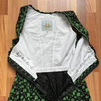 Wenger German Dirndl Dress w/ Apron-Bavarian Folk Print Oktoberfest Trachten EU 40
