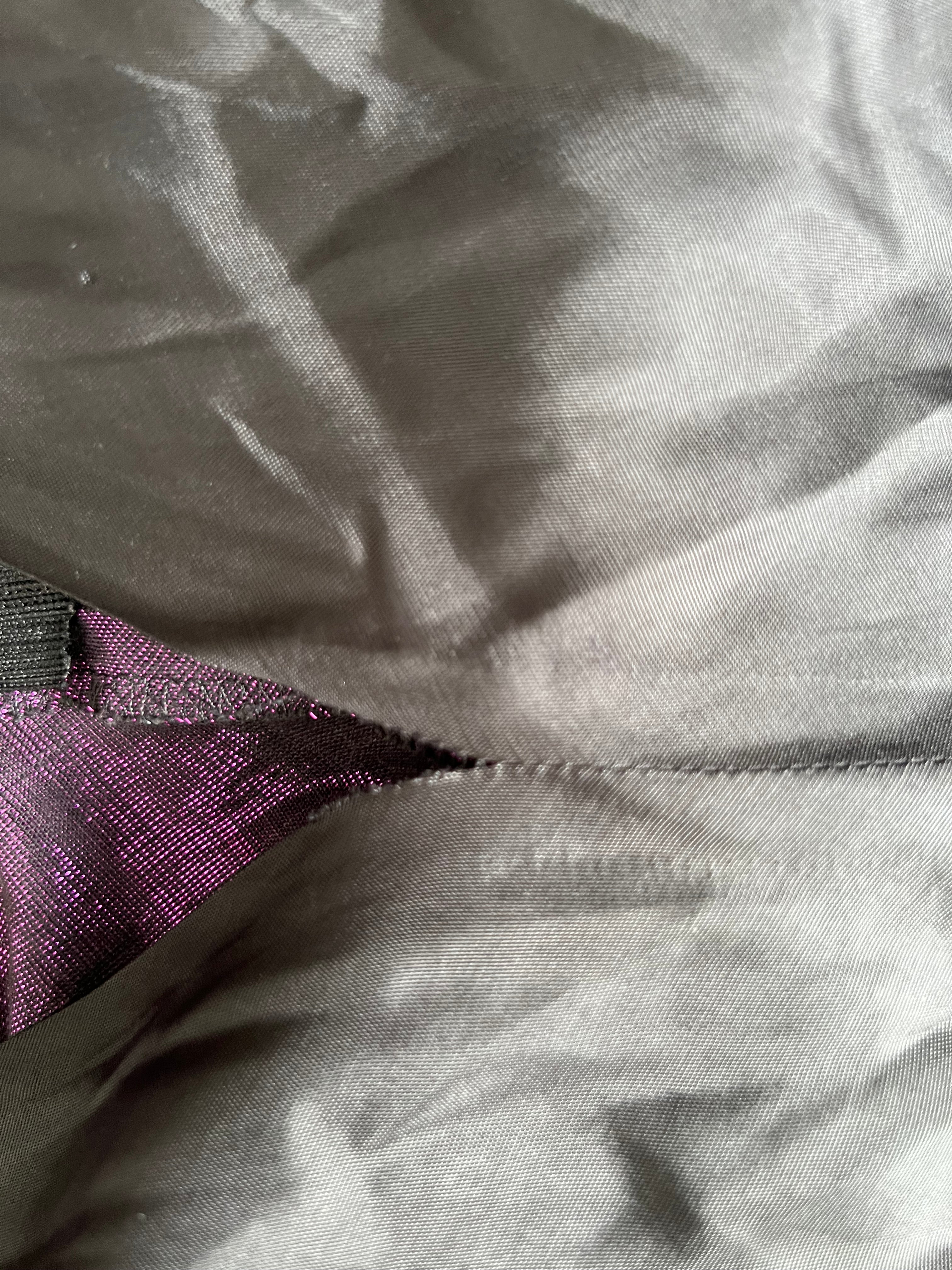 1980s Purple Lame Cocktail Dress-Metallic Cotton Blend Pleated Gown Off Shoulder