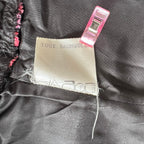 1980s AUGUSTAT Cotton Party Dress-Sweetheart Basque Waist Bubble Hem Dress
