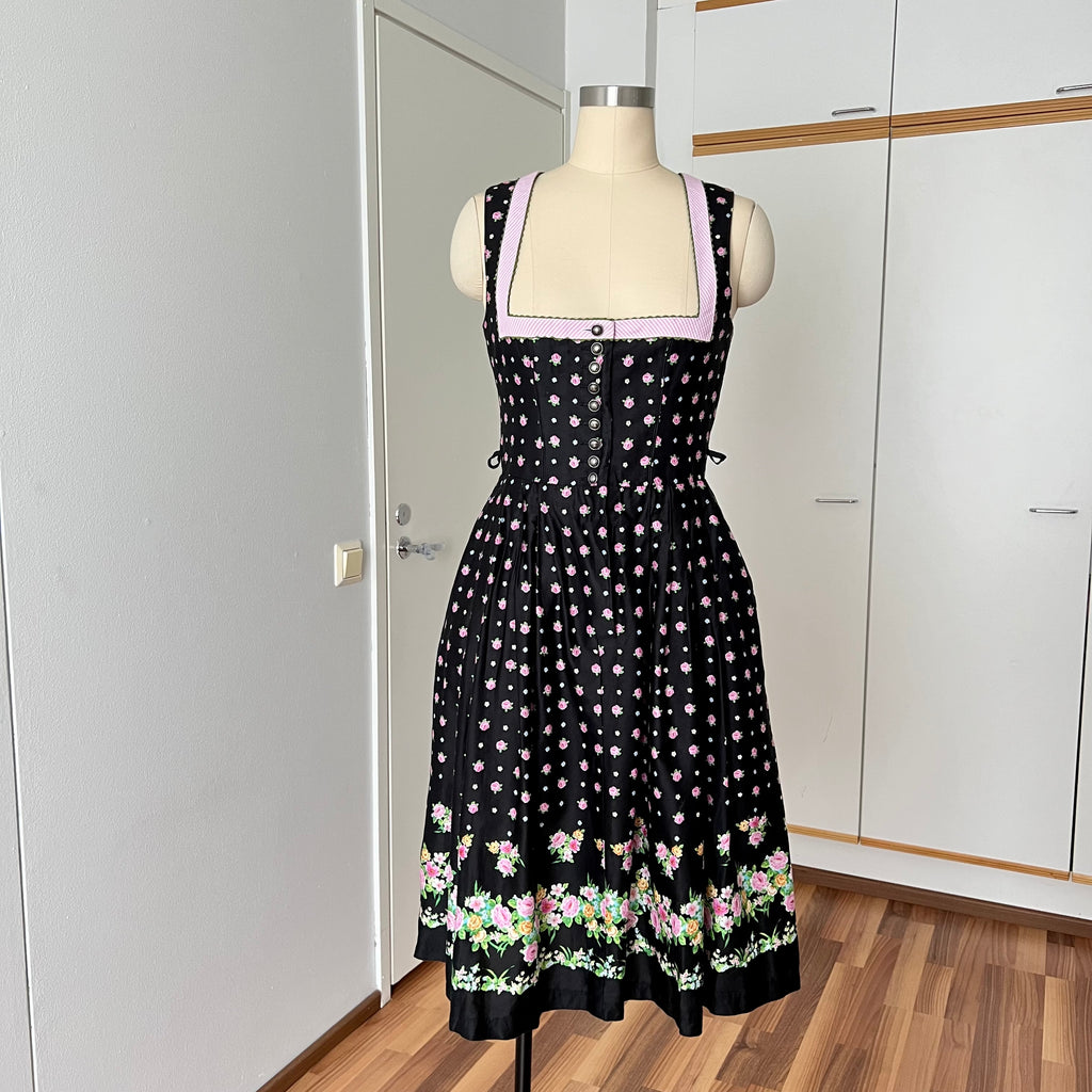 Country Line Cotton Dirndl and Apron-German Oktoberfest Outfit EU 38