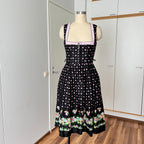 Country Line Cotton Dirndl and Apron-German Oktoberfest Outfit EU 38