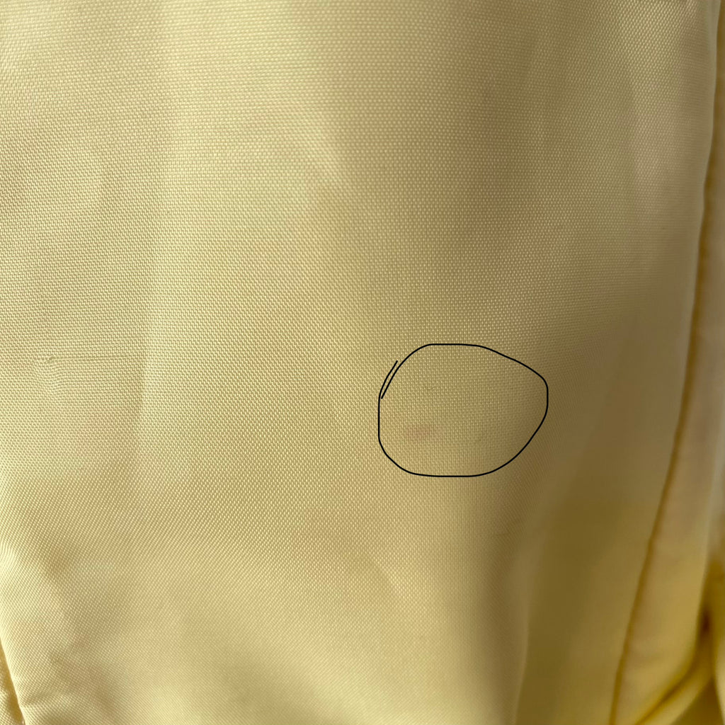 1980s Yellow Romantic Milkmaid Dress-Basque Waist Eyelet Ruffle Cocktail Dress