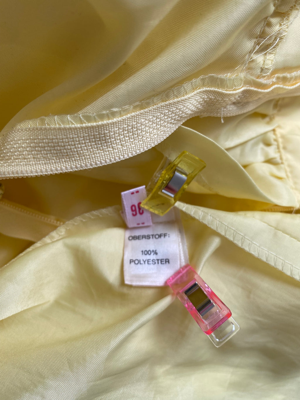 1980s Yellow Romantic Milkmaid Dress-Basque Waist Eyelet Ruffle Cocktail Dress