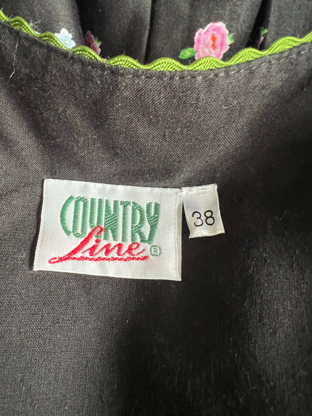 Country Line Cotton Dirndl and Apron-German Oktoberfest Outfit EU 38