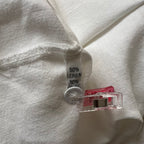 1980s Vintage Embroidered Linen Blouse White Bavarian Folk Prairie Shirt Button Front