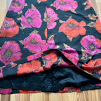 1970s Vintage Floral Maxi Dress-Sleeveless V Neck Summer Sun Dress
