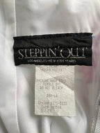 1990s STEPPIN' OUT Cotton Floral Dress-Tie Back Floral Swing Dress Rockabilly