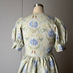 The Sofia Floral Linen Cotton Midi Dress