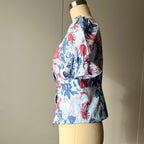 Charlotte Floral Puff Sleeves Romantic Blouse
