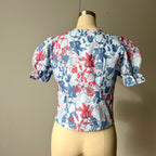 Charlotte Floral Puff Sleeves Romantic Blouse
