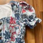 Charlotte Floral Puff Sleeves Romantic Blouse