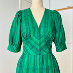 1980s Vintage Tostmann Trachten Dirndl Dress-Austrian Folk Green Oktoberfest Dress EU 40