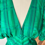 1980s Vintage Tostmann Trachten Dirndl Dress-Austrian Folk Green Oktoberfest Dress EU 40