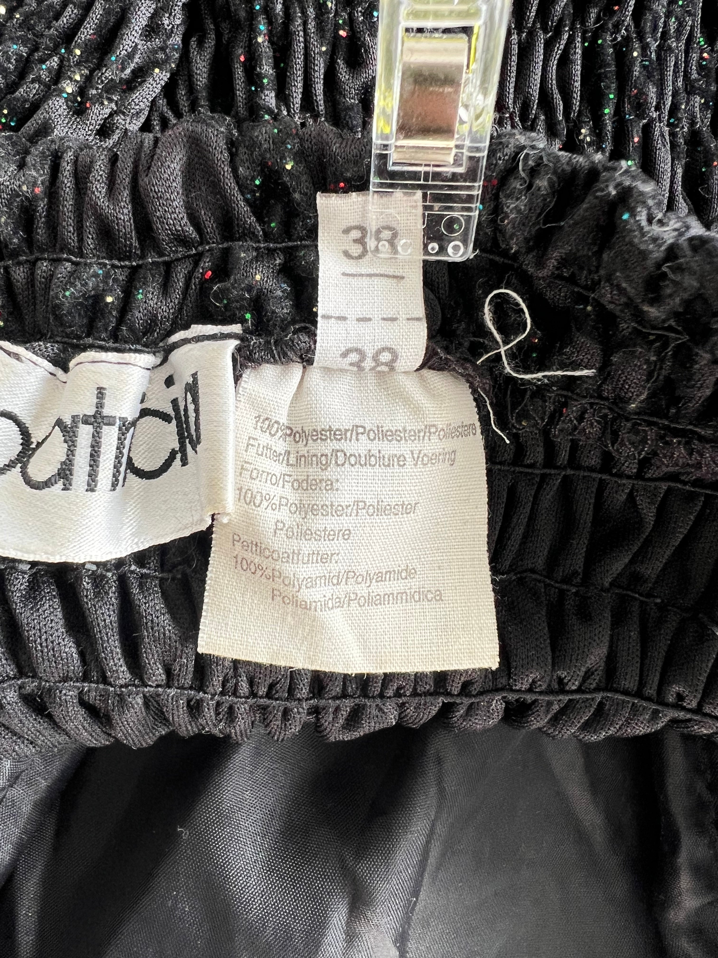 Vintage 90s Black Strapless Party Dress-Y2K Ruched Prom Dress