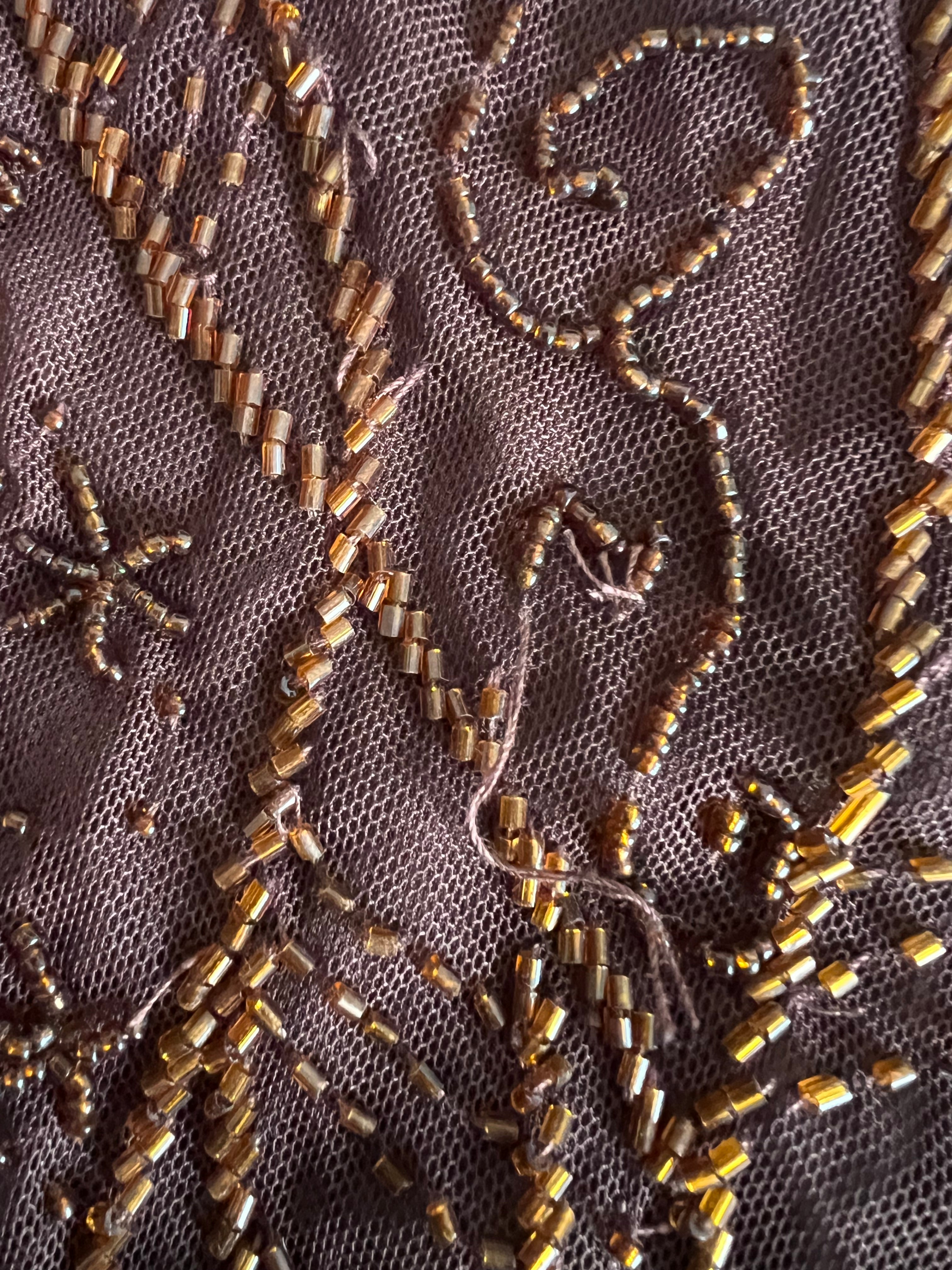 Y2K Beaded Fairycore Midi Dress-Spaghetti Straps Whimsygoth Dress