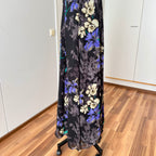 Y2K Floral Fairy Maxi Dress Chiffon Empire Waist Whimsygoth Slip Dress EU 38