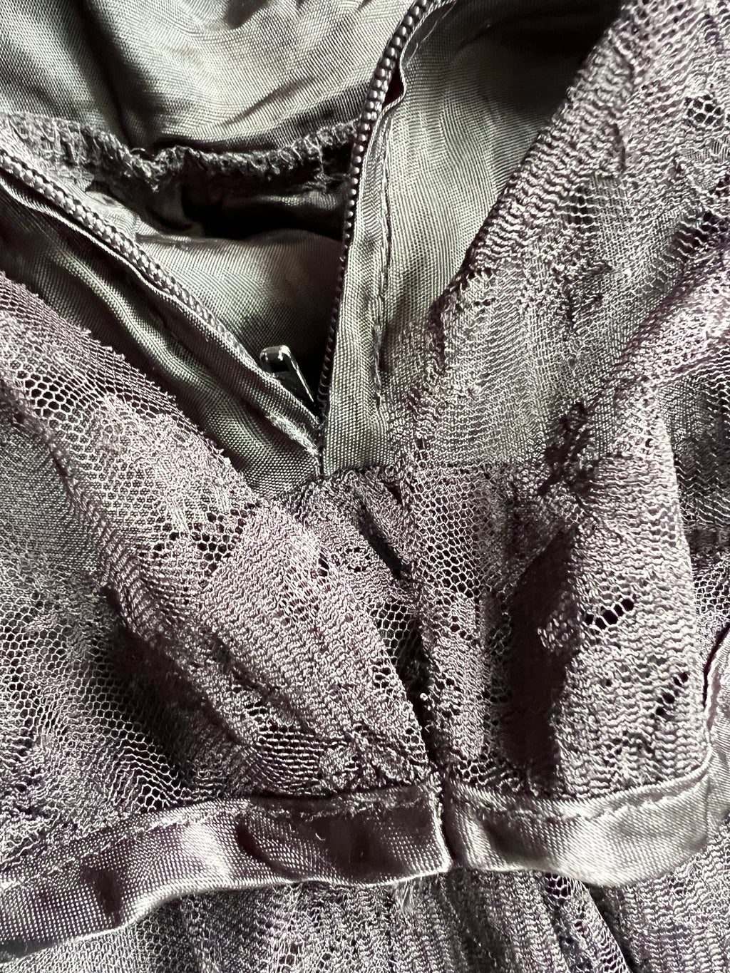 1980s Black Lace Party Dress Long Sleeves Whimsygoth Tiered  Ruffle Cocktail Dress