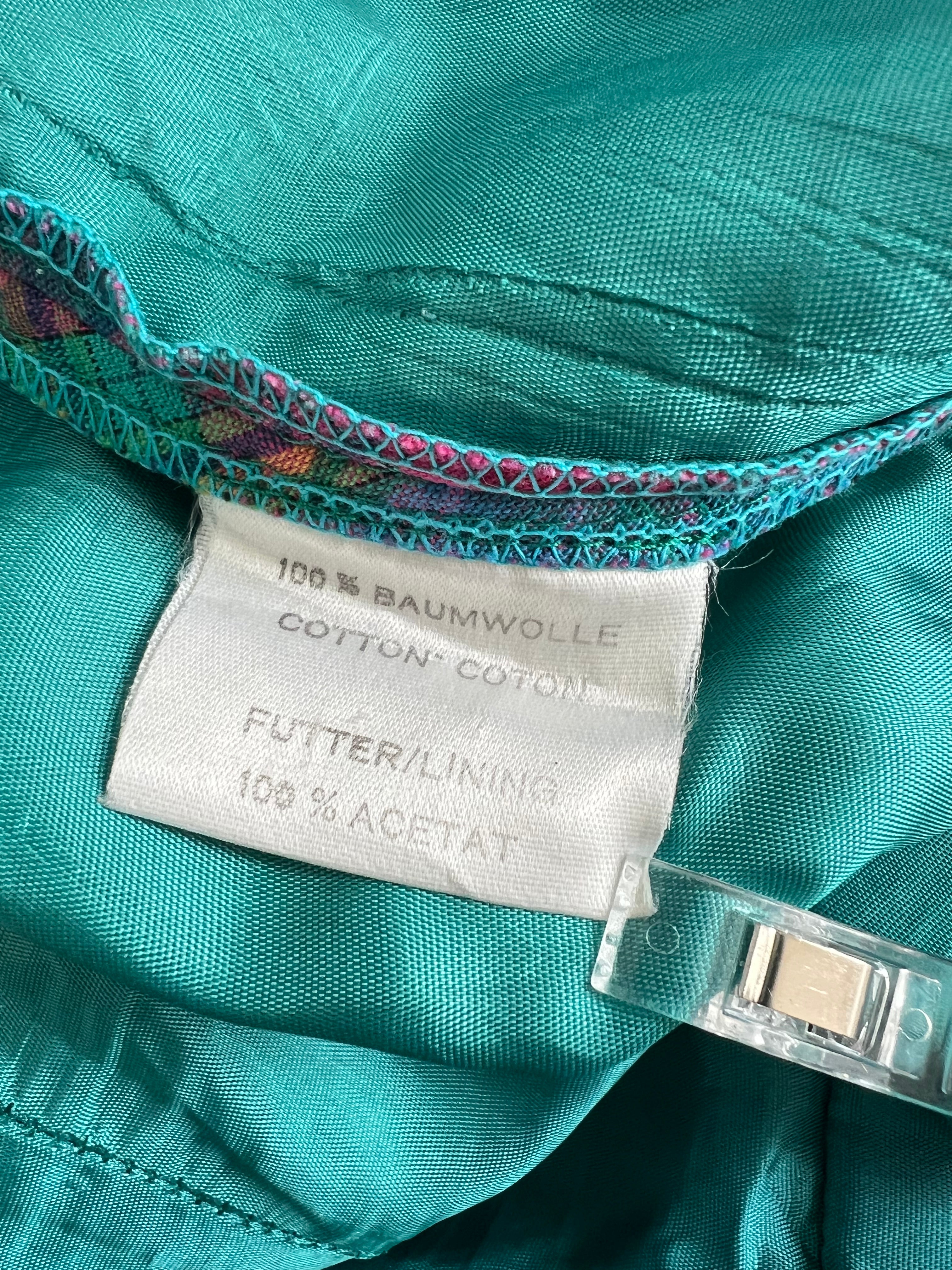 Vintage 80er Jahre Österreichisches Trachtenkleid - Bayerisches Blumen Karo Dirndl Oktoberfest Kleid
