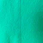 Green Textured Mod Shift Dress – 60s Space Age Stewardess Style, Crimplene Jersey