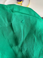 Green Textured Mod Shift Dress – 60s Space Age Stewardess Style, Crimplene Jersey