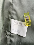 1980s Green Taffeta Party Dress VERA MONT One Shoulder Cocktail Party Dress Romantic Fairy