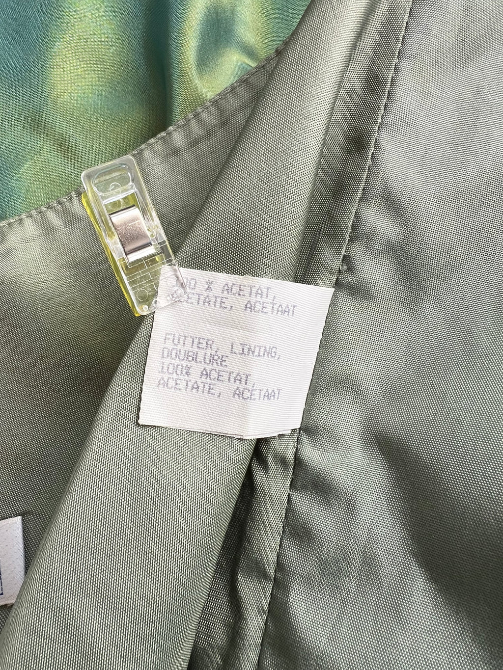 1980s Green Taffeta Party Dress VERA MONT One Shoulder Cocktail Party Dress Romantic Fairy